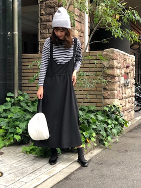 「n'ee-ne（ネーネ）のアイテム」を使った、libelle more staffさん（レディース・164cm）の秋コーディネート