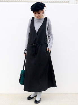 「n'ee-ne（ネーネ）のアイテム」を使った、libelle more staffさん（レディース・164cm）の秋コーディネート