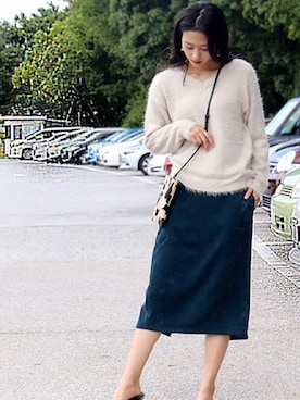 「MARBLE WALTS（マーブルワルツ）のアイテム」を使った、libelle more staffさん（レディース・164cm）の秋コーディネート