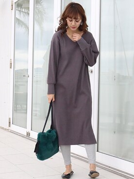 「n'ee-ne（ネーネ）のアイテム」を使った、libelle more staffさん（レディース・164cm）の秋コーディネート