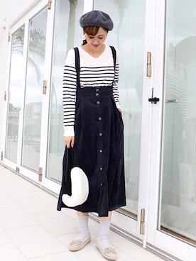 「MARBLE WALTS（マーブルワルツ）のアイテム」を使った、libelle more staffさん（レディース・164cm）の秋コーディネート