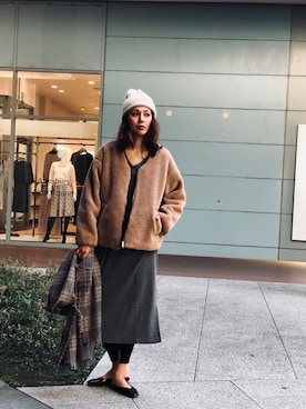 「MARBLE WALTS（マーブルワルツ）のアイテム」を使った、libelle more staffさん（レディース・164cm）の秋コーディネート