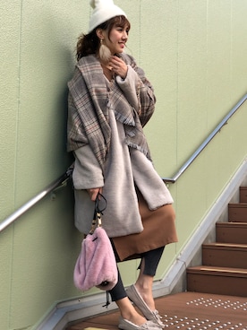 「n'ee-ne（ネーネ）のアイテム」を使った、libelle more staffさん（レディース・164cm）の秋コーディネート