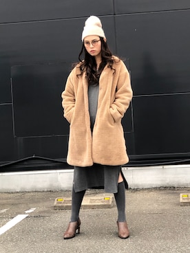 「n'ee-ne（ネーネ）のアイテム」を使った、libelle more staffさん（レディース・164cm）の冬コーディネート