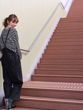 「n'ee-ne（ネーネ）のアイテム」を使った、libelle more staffさん（レディース・164cm）の冬コーディネート