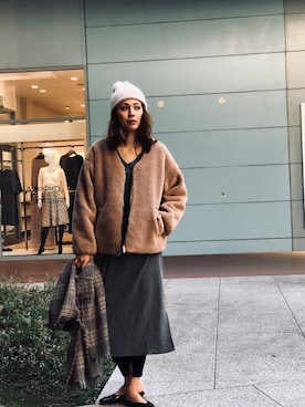 「n'ee-ne（ネーネ）のアイテム」を使った、libelle more staffさん（レディース・164cm）の冬コーディネート