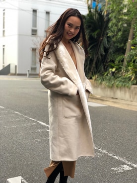 「n'ee-ne（ネーネ）のアイテム」を使った、libelle more staffさん（レディース・164cm）の冬コーディネート