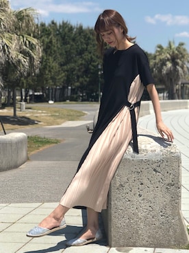 「n'ee-ne（ネーネ）のアイテム」を使った、libelle more staffさん（レディース・168cm）の春コーディネート