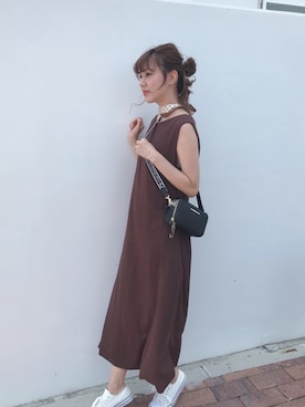 「n'ee-ne（ネーネ）のアイテム」を使った、libelle more staffさん（レディース・165cm）の夏コーディネート