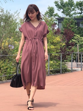 「n'ee-ne（ネーネ）のアイテム」を使った、libelle more staffさん（レディース・165cm）の夏コーディネート