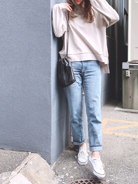 「n'ee-ne（ネーネ）のアイテム」を使った、libelle more staffさん（レディース・164cm）の秋コーディネート