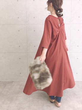 「n'ee-ne（ネーネ）のアイテム」を使った、libelle more staffさん（レディース・164cm）の秋コーディネート