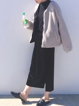 「n'ee-ne（ネーネ）のアイテム（トップス）」を使った、libelle more staffさん（レディース・164cm）の秋コーディネート