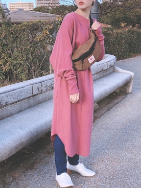 「ワッフル」｜libelle more staffさん（レディース・164cm）の冬コーディネート