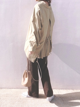 「n'ee-ne（ネーネ）のアイテム」を使った、libelle more staffさん（レディース・168cm）の冬コーディネート