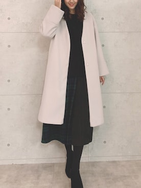 「n'ee-ne（ネーネ）のアイテム」を使った、libelle more staffさん（レディース・168cm）の冬コーディネート