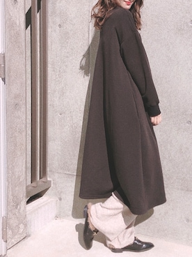 「裏起毛ワンピース」｜libelle more staffさん（レディース・164cm）の冬コーディネート