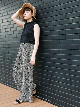 「n'ee-ne（ネーネ）のアイテム」を使った、libelle more staffさん（レディース・160cm）の春コーディネート