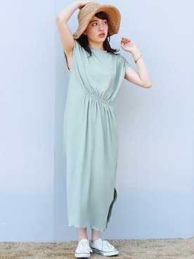 「n'ee-ne（ネーネ）のアイテム」を使った、libelle more staffさん（レディース・160cm）の夏コーディネート