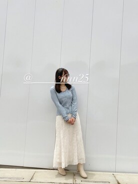 nnn25さん（レディース・157cm）の春コーディネート