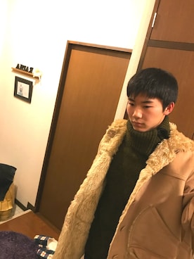 「CLOSED（クローズド）のアイテム」を使った、五十嵐彬仁さん（メンズ・168cm）の冬コーディネート