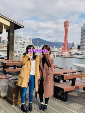 yuka🔸さん（レディース・156cm）の冬コーディネート