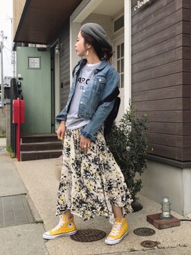 miisuuzuukiiさん（レディース・161cm）の春コーディネート