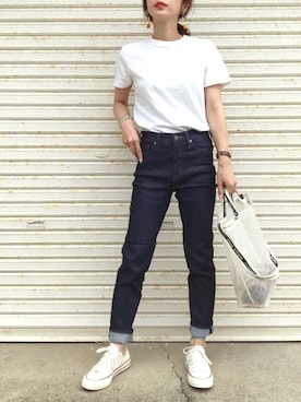 「CONVERSE（コンバース）のConverse 1970s Chuck Taylor All Star Canvas Sneakers（スニーカー）」を使った、miisuuzuukiiさん（レディース・161cm）の夏コーディネート