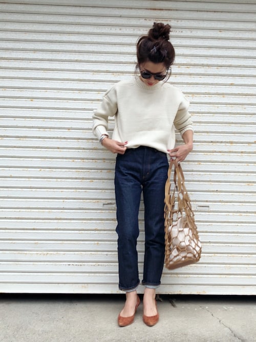 Miisuuzuukii Mode Robeのニット セーターを使ったコーディネート Wear