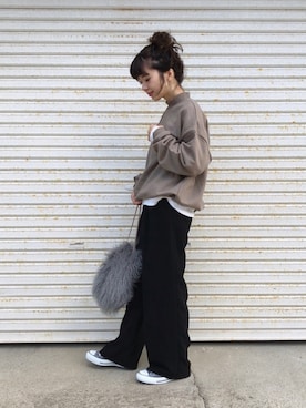 miisuuzuukiiさん（レディース・161cm）の冬コーディネート