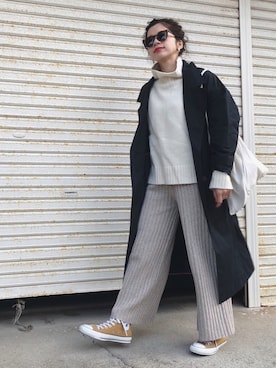 「LIMONTA（リモンタ）のアイテム（ジャケット/アウター）」を使った、miisuuzuukiiさん（レディース・161cm）の冬コーディネート