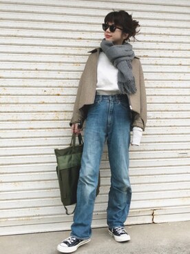 miisuuzuukiiさん（レディース・161cm）の冬コーディネート