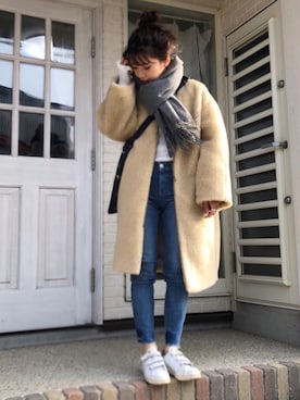 「BONAPETIT（ボナペティー）のアイテム」を使った、miisuuzuukiiさん（レディース・161cm）の冬コーディネート
