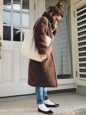 miisuuzuukiiさん（レディース・161cm）の冬コーディネート