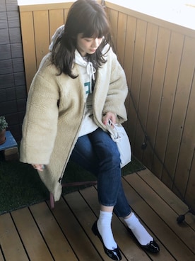 「BONAPETIT（ボナペティー）のアイテム」を使った、miisuuzuukiiさん（レディース・161cm）の冬コーディネート