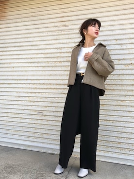 miisuuzuukiiさん（レディース・161cm）の冬コーディネート