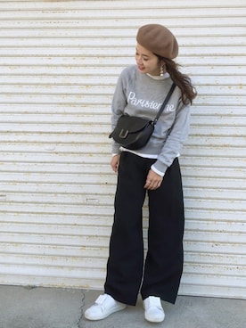 miisuuzuukiiさん（レディース・161cm）の冬コーディネート