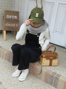 「CONVERSE（コンバース）のConverse 1970s Chuck Taylor All Star Canvas Sneakers（スニーカー）」を使った、miisuuzuukiiさん（レディース・161cm）の冬コーディネート