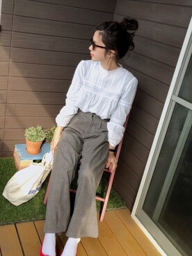 「KIL（キル）のアイテム」を使った、miisuuzuukiiさん（レディース・161cm）の春コーディネート