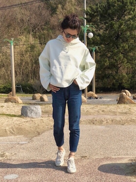 「CONVERSE（コンバース）のConverse 1970s Chuck Taylor All Star Canvas Sneakers（スニーカー）」を使った、miisuuzuukiiさん（レディース・161cm）の春コーディネート