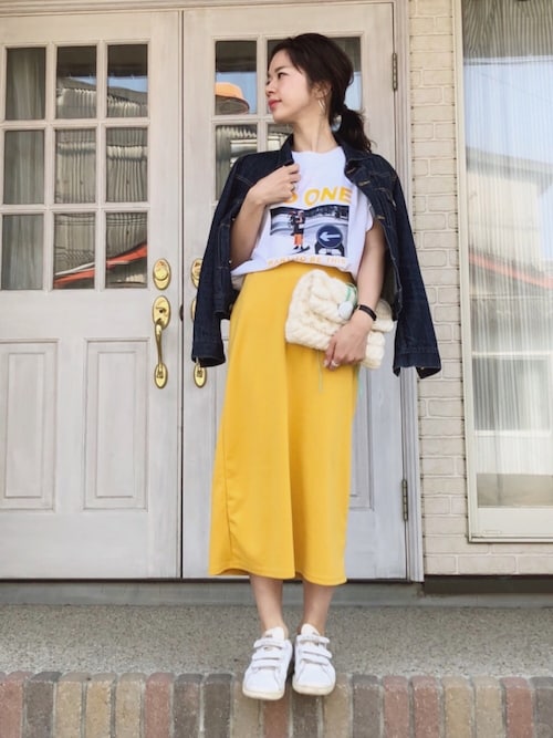 Miisuuzuukii Via Jのtシャツ カットソーを使ったコーディネート Wear