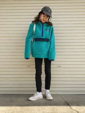 「CONVERSE（コンバース）のConverse 1970s Chuck Taylor All Star Canvas Sneakers（スニーカー）」を使った、miisuuzuukiiさん（レディース・161cm）の冬コーディネート