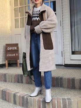 miisuuzuukiiさん（レディース・161cm）の冬コーディネート