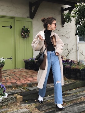 miisuuzuukiiさん（レディース・161cm）の冬コーディネート