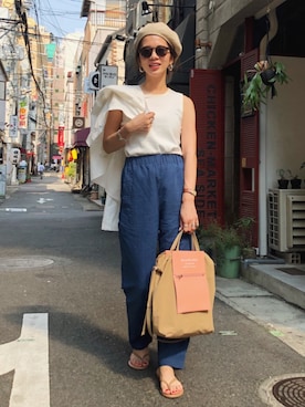 miisuuzuukiiさん（レディース・160cm）の夏コーディネート