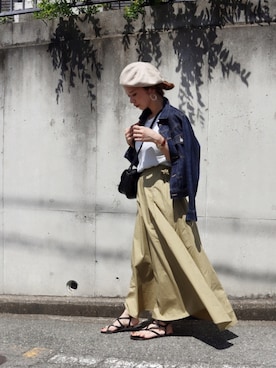 「ISABEL MARANT（イザベルマラン）のアイテム」を使った、miisuuzuukiiさん（レディース・162cm）の夏コーディネート