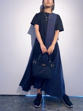 「B'2nd（ビーセカンド）のアイテム（ワンピース/ドレス）」を使った、HARU.さん（レディース・157cm）の夏コーディネート
