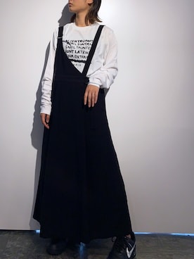 「BLACK SCORE（ブラックスコア）のアイテム」を使った、HARU.さん（レディース・157cm）の夏コーディネート