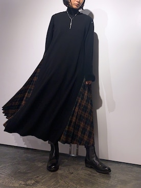 「B'2nd（ビーセカンド）のアイテム（アクセサリー）」を使った、HARU.さん（レディース・157cm）の秋コーディネート