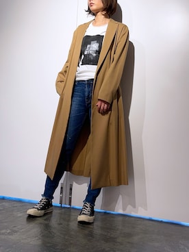 HARU.さん（レディース・157cm）の冬コーディネート